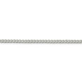 thumbnail image 2 of 925 Sterling Silver 2.55mm Diamond Cut Princess Square Franco Chain; 30 inch; for Adults and Teens; for Women and Men, 2 of 4