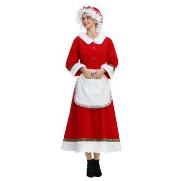 Mrs. Claus Gloves Adult Halloween Costume Accessory - Walmart.com