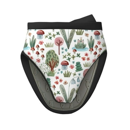 

Matuu Frog and Forest Plants for Non-Slip Mini Oven Soft Silicone Mitt 5.9 x5.9