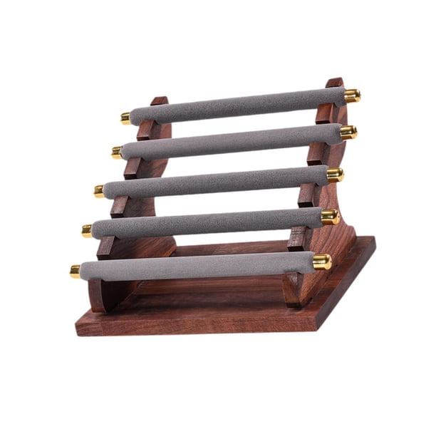 Expositor de anillos, expositor de joyas, estante de almacenamiento para gabinetes de tienda. Gris 22x165x155cm