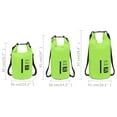 thumbnail image 4 of vidaXL Sac Sec avec Fermeture Éclair Vert 15 L PVC, 4 of 5