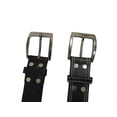 thumbnail image 6 of Leather Belts Mens Women Belt Black Casual Office Wear with Buckle, 6 of 10