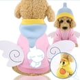 thumbnail image 5 of Fleece fabric Cosplay Clothing Winter Warm Pet Costume Puppy Coat Dog Sets Dog Clothes M ANGEL, 5 of 8