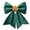 C004- Style D, variant on Holiday Decor, Bow Decor, Halloween Plush, Halloween Decorations, 14X12 Inch Fluffy Plush Fabric Halloween Bow, Suitable for Haunted House Themed Layout, Accessory Pairing, Front