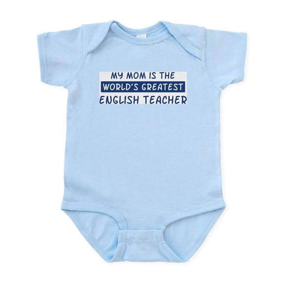 CafePress - English Teacher Mom Infant Bodysuit - Baby Light Bodysuit, Size Newborn - 24 Months