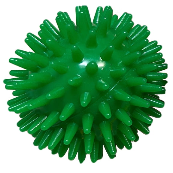 Activelife Spiky Massage Ball - 7cm PVC Spike Plantar Fasciitis Roller Small Soft - Green