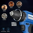 thumbnail image 4 of ACDelco ARI20132-K1 20V Cordless Drill, Impact Driver,Impact drill, 2 Tool Power Tool Combo Kit, Brushless Power Tool Set with 2 Batteries and Charger Included, 4 of 8