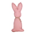 thumbnail image 2 of Decoración de conejo de Pascua de , adornos de , suministros de decoración para , abrazables hechas a mano, rosa Sunnimix Muñeco Conejo de Pascua, 2 of 8