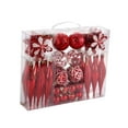 thumbnail image 2 of Juego de 40 Bolas Decorativas Navideñas Perfecl PVC Rojo, 2 of 8