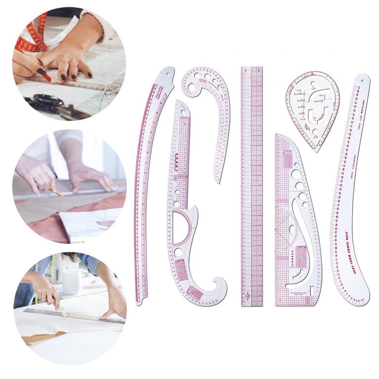 PVC Sewing Rulers Pattern Maker Ruler Clothing Making Curve Ruler ...