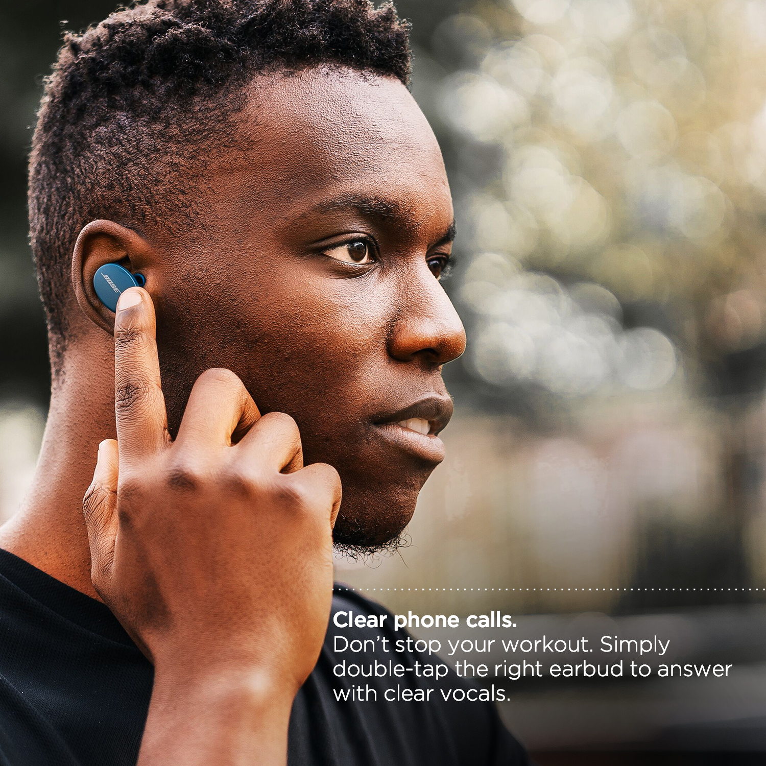 Bose Sport Earbuds True Wireless Bluetooth Headphones, Black - image 6 of 11