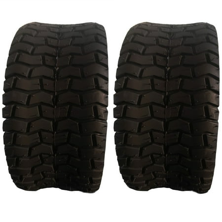 - UBesGoo 2 x Tires 4PLY Turf Lawn Mower Go Kart Tires 15x6.00x6 SW: 160mm