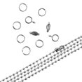 thumbnail image 2 of John Bead Chain & Finding Set 3mm Ball  Silver, 2 of 5
