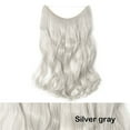 thumbnail image 2 of Transparent Invisible Wire NO Clip in Hair Extensions Straight Wavy Curly Synthetic Hair, 2 of 5
