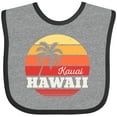 thumbnail image 3 of Inktastic Kauai Hawaii Retro Sunset Boys or Girls Baby Bib, 3 of 4