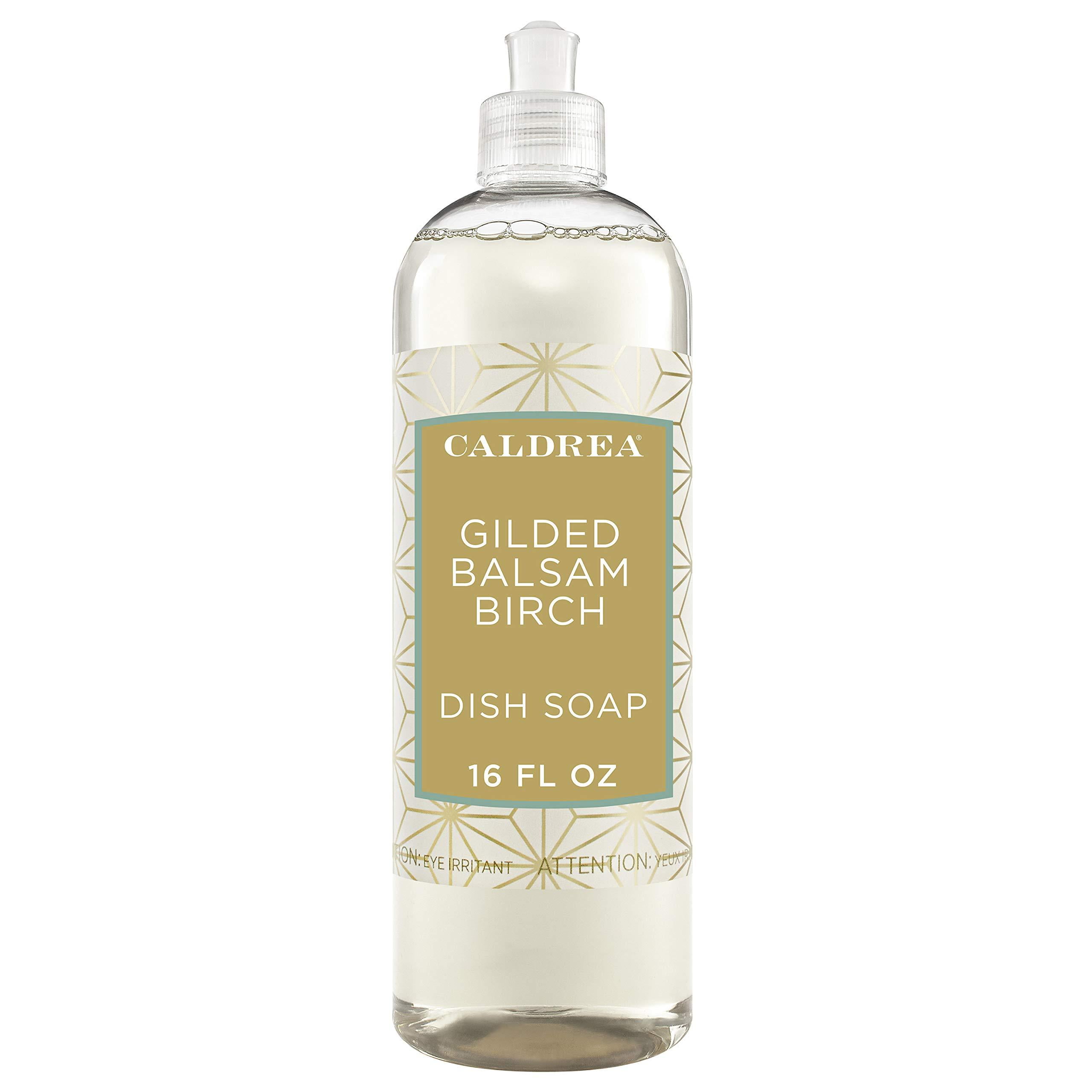 Caldrea Dish Soap, Biodegradable Dishwashing Liquid made with Soap Bark