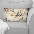 thumbnail image 4 of Designart "Mosaic Floral Vintage III" Boho Printed Throw Pillow, 4 of 5
