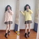 thumbnail image 5 of Japan school sweater Spring and autumn 100% V-neck cotton knitted sweater JK uniforms cardigan multicolor girls student cosplay, 5 of 5