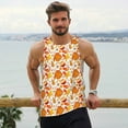 thumbnail image 6 of Disketp Autumn Sweater Warmth Men's Workout Tank Tops Sleeveless Gym Shirt Quick Dry Fitness Bodybuilding Sleeveless T Shirt-4X-Large, 6 of 7