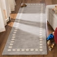 thumbnail image 2 of SAFAVIEH Kids Dotted Border Runner Rug, Grey, 2'6" x 6', 2 of 11