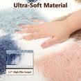 thumbnail image 3 of UNTIMATY 5'x8' Large Shag Area Rugs for Living Room Bedroom Dining Room Plush Pile Soft Checkered Fluffy Geometric Modern Indoor Carpets Rugs,Multicolor, 3 of 13