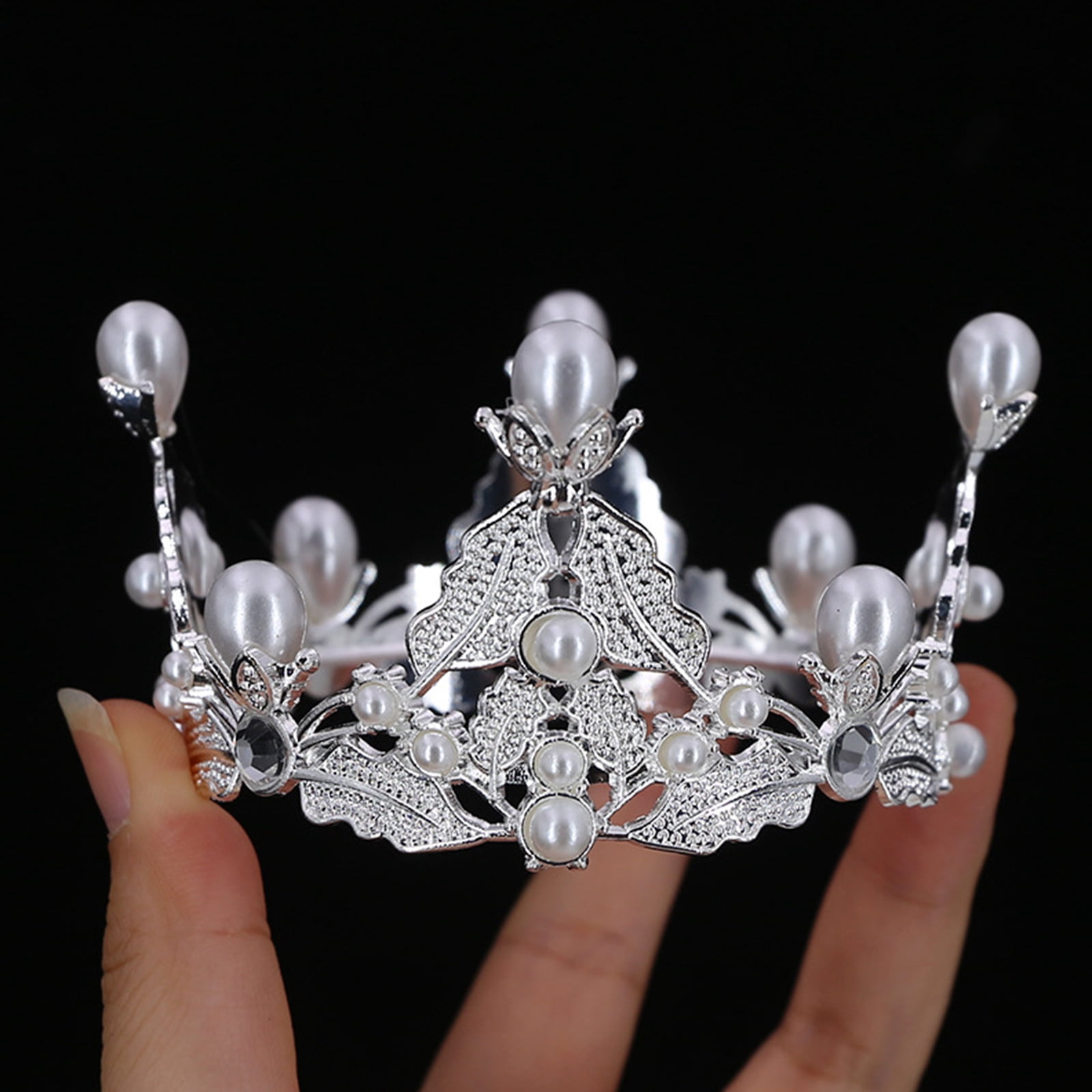 3 Piezas De Corona Para Tartas, Corona De Princesa Pequeña En