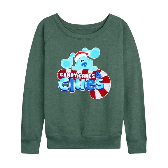 Blue's Clues & You! - A Blue Christmas - Women's Lightweight French Terry Long Sleeve Shirt