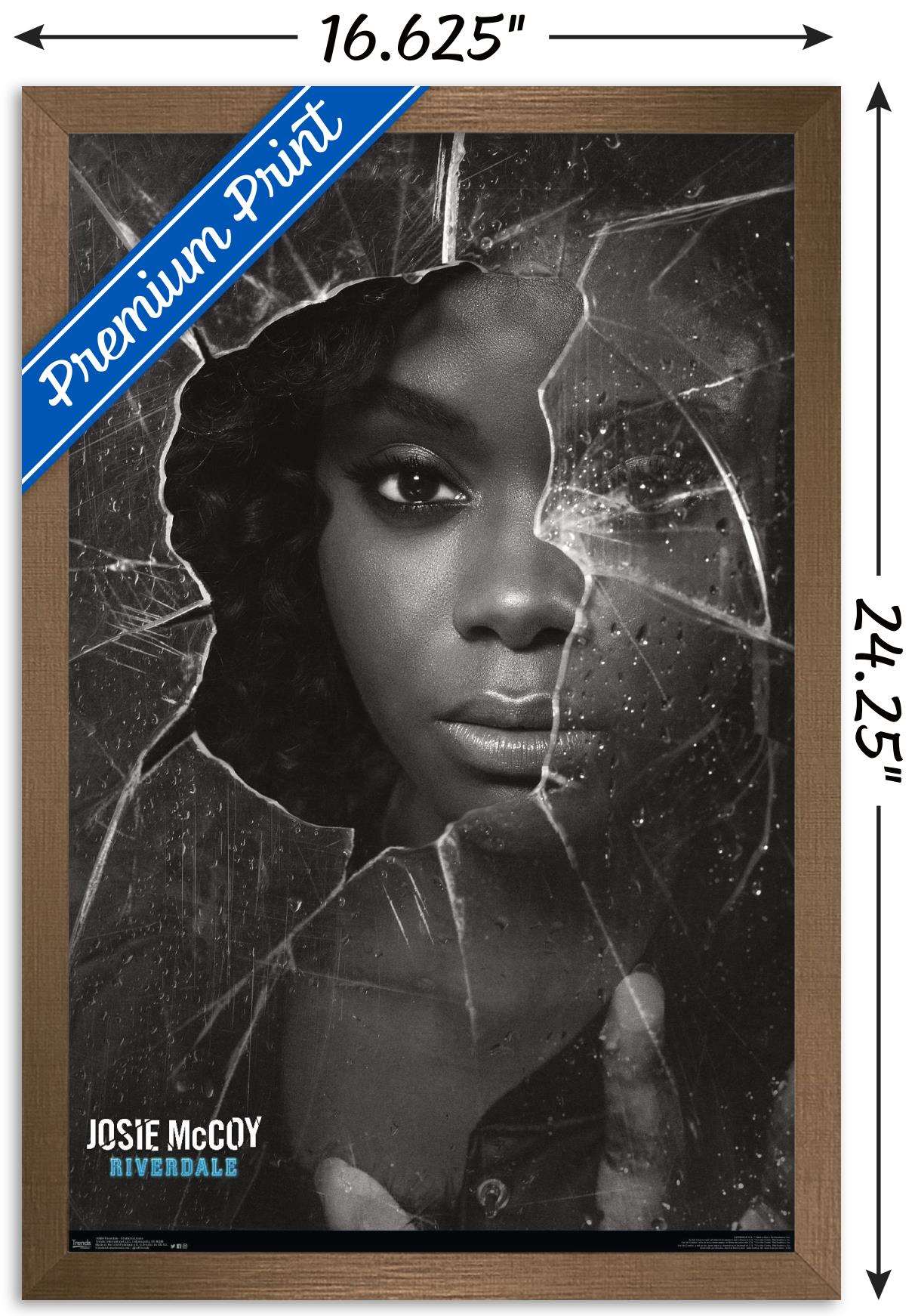 Riverdale - Shattered Josie Wall Poster, 14.725" x 22.375", Framed