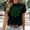 Black, variant on Shamrock Print T-Shirt Crew Neck Boys Graphic T-Shirt Green New Years Shirts for Girlfriend Summer Clothes (Green,XXL)