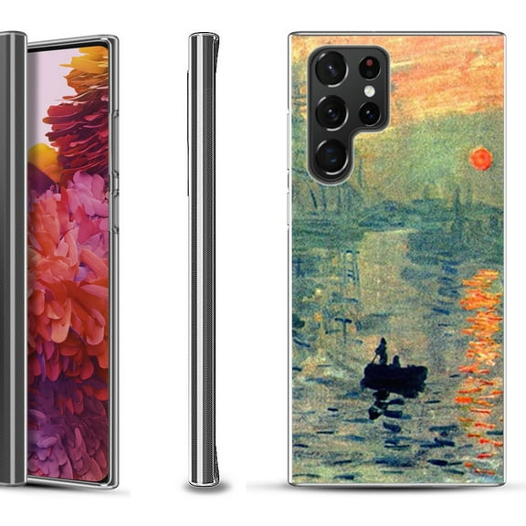 Slim-Fit Fashion Gel Phone Case for Samsung Galaxy S22 Ultra 5G, by OneToughShield ® - Sunrise Impression