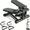 thumbnail image 2 of Mini Exercise Stepper with Resistance Bands - Compact Stair Stepper Machine for Home Use, Twist Motion Full Body Workout, 300LBS Capacity Portable Fitness Equipment, 2 of 8