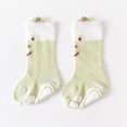 thumbnail image 5 of CHUANK Girls‘ Socks Cotton Solid Color Socks Tube Ruffled Stockings Toddler Gray 1-3 Years, 5 of 5