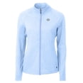thumbnail image 2 of Women's Cutter & Buck  Heather Powder Blue Southern University Jaguars Adapt Eco Knit Heather Recycled Full-Zip Jacket, 2 of 3