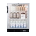 thumbnail image 2 of Commercially approved ADA compliant Nutrition Center series glass door all-refrigerator for built-in or freestanding use, with front lock and digital temperature display, 2 of 3