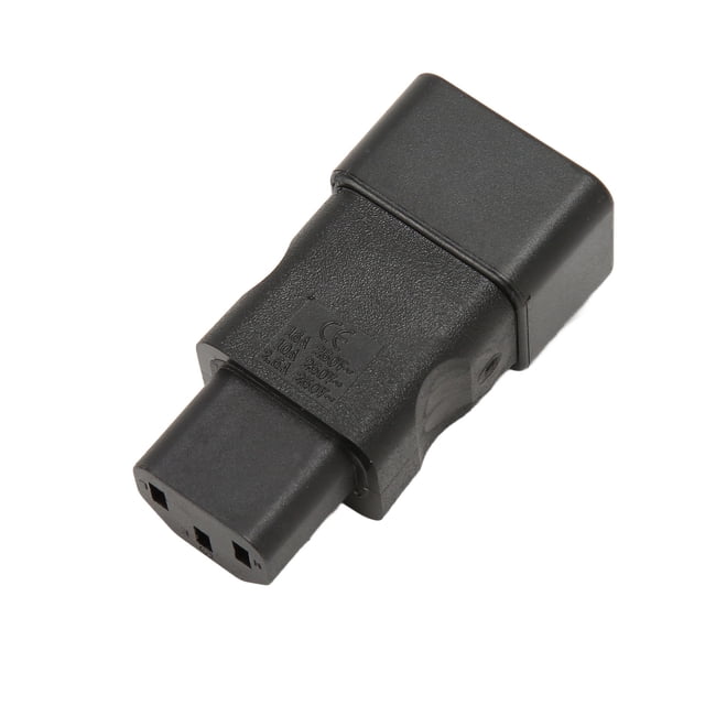 IEC320 C20 To IEC320 C13 Power Adapter, Plug And Play PVC Shell 2.5A-16A 250V C20 To C13 Plug Power Adapter For Peripheral Devices