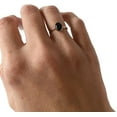 thumbnail image 4 of Black Onyx Gemstone Ring, Natural Onyx Tiny Ring, December Birthstone, Womens Ring, Gold Micron Ring, 925 Sterling Silver, Fine Jewelry, Dainty Ring, Minimal Stackable Ring, 4 of 5
