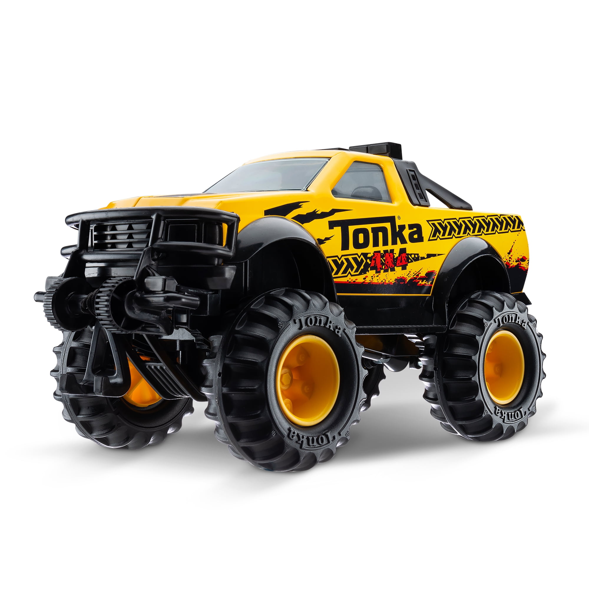 (2 pack) Tonka Steel Classics 4x4 Pickup Truck, Play Vehicle, Great Gift for Boys & Girls, Ages 3 Years and up