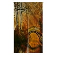 thumbnail image 1 of Cortina japonesa Noren ABPHQTO Puente viejo en otoño Misty Park 85x150 cm, 1 of 1
