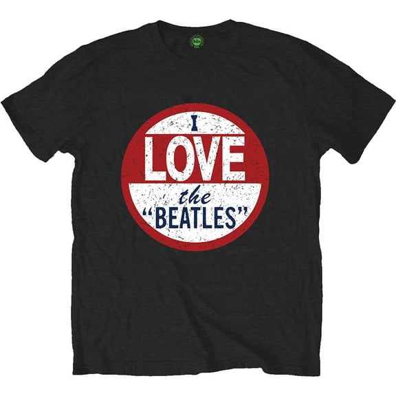 The Beatles Unisex T-Shirt I love The Beatles (Small)