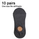 thumbnail image 2 of 10 pares de calcetines tobilleros finos para mujer, calcetines cortos de corte bajo, calcetines casuales de color sólido, 2 of 5