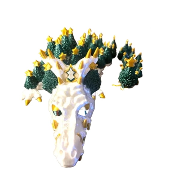 3D Printed Figurine Desktop Dragon Decor