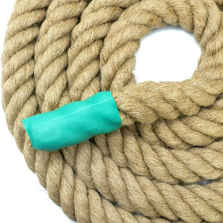 Jute Rope - 1.18/1.5 Inch Twisted Hemp Rope for Crafts, Climbing