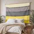 thumbnail image 3 of Yellow Grey Large Tapestry for Bedroom Wall Hanging Tapestry,Vintage Stripe Farmhouse Wood Grain Ombre Ceiling Backdrop Tapestries Poster Blanket Wall Decor for Teens Room Living Room Dorm 86" x 104", 3 of 8