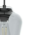 thumbnail image 4 of Hunter - Vidria 3-light Matte Black, Large Cluster Light, Dimmable, Formal Style, for Bedrooms, Kitchens, Dining, Living Rooms - 19726, 4 of 9