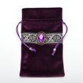 thumbnail image 4 of Blessume Sac de Nappe de Tarot d'Autel Divination Wicca Nappe Carrée Pochette, 4 of 5