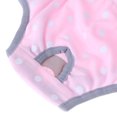 thumbnail image 4 of Perras Bragas Correa para perros Pantalones fisiológicos Bragas de menstruación sanitaria (Rosa claro S) Likrtyny Libre de BPA, 4 of 5