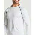 thumbnail image 4 of 4 Pack: Men's Compression Top Long Sleeve Shirt Base Layer Active Athletic Sports T-Shirts, 4 of 6
