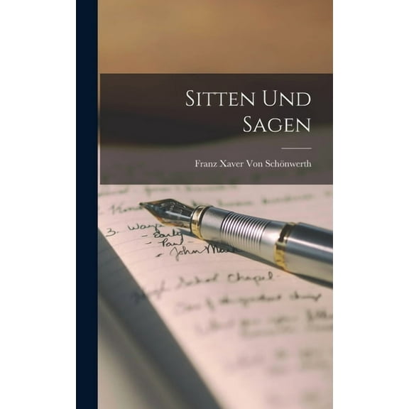 Sitten und Sagen (Hardcover)