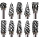 thumbnail image 2 of 10PCS Carbide Burr Set for Dremel Compatible Mars-Rock Carbide Burr Set, 2 of 5