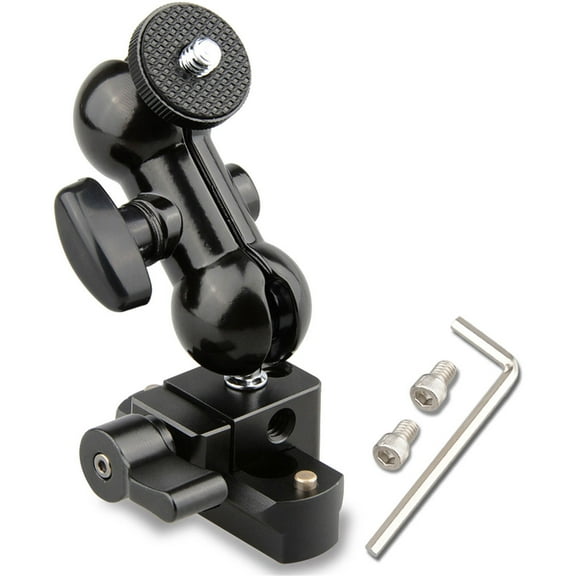 CAMVATE NATO Lock Mini Ball Head, Black Wingnut